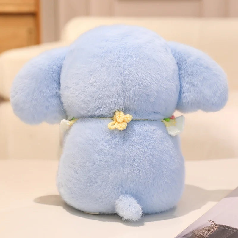 Bibbed Baby Elephant Kawaii Snuggle Plushie