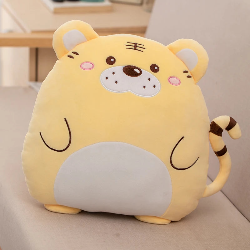 Squishy Forest Animal 2-in-1 Flannel Blanket Plush