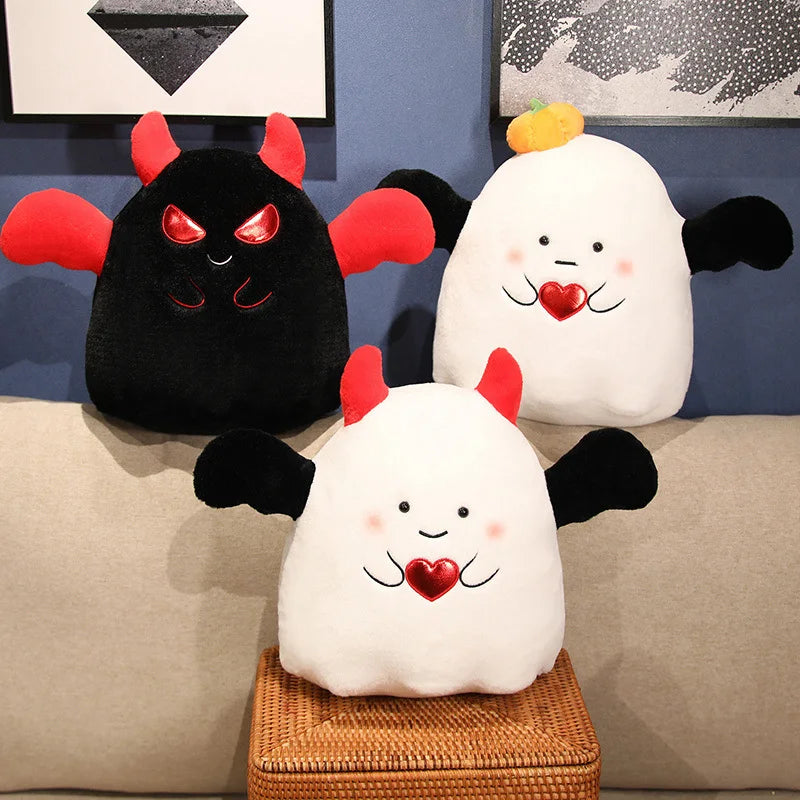 Boo the Kawaii Fat Pumpkin Ghost Plush Pillow