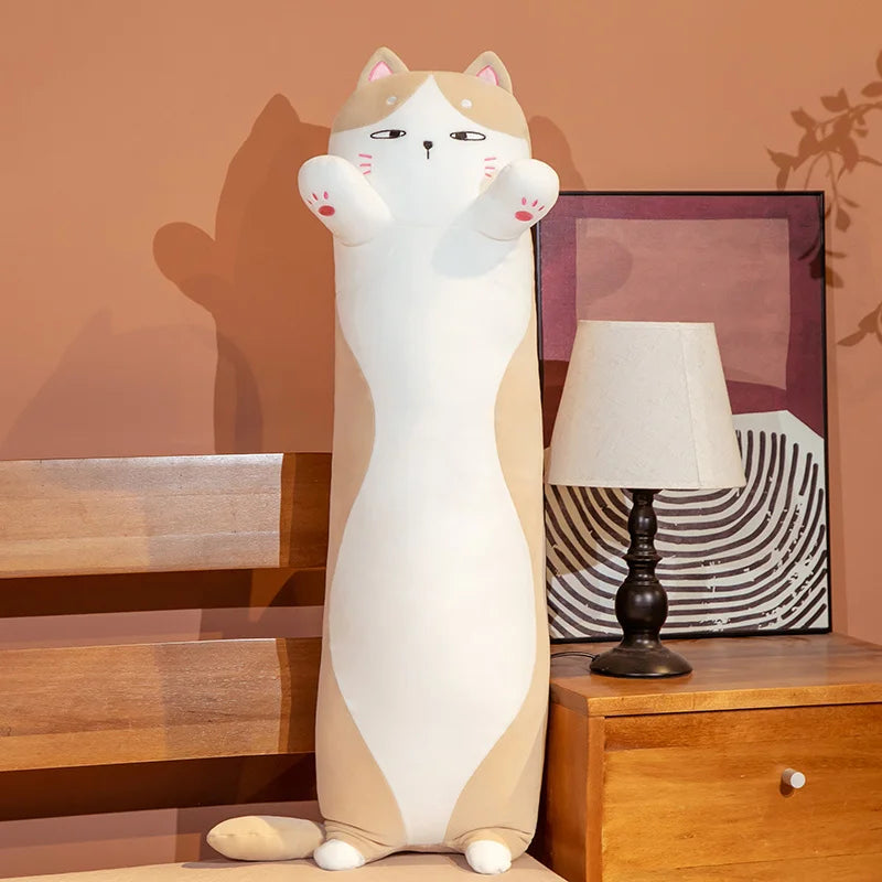 Stretchy the Sleepy Long Cat Nap Pillow