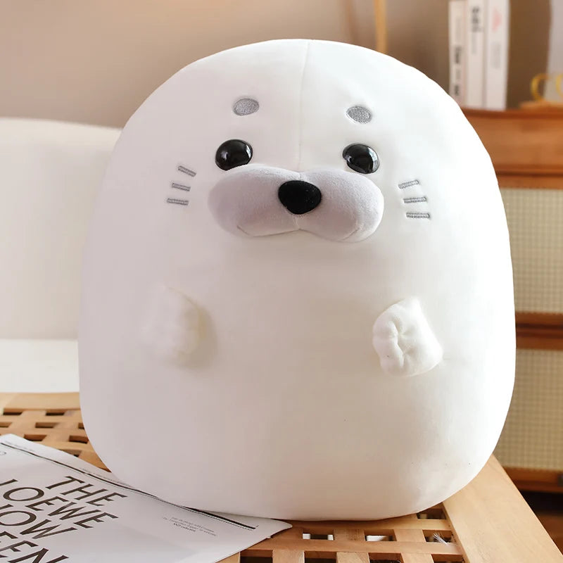 Blubba the Round Kawaii Seal Pillow Plush