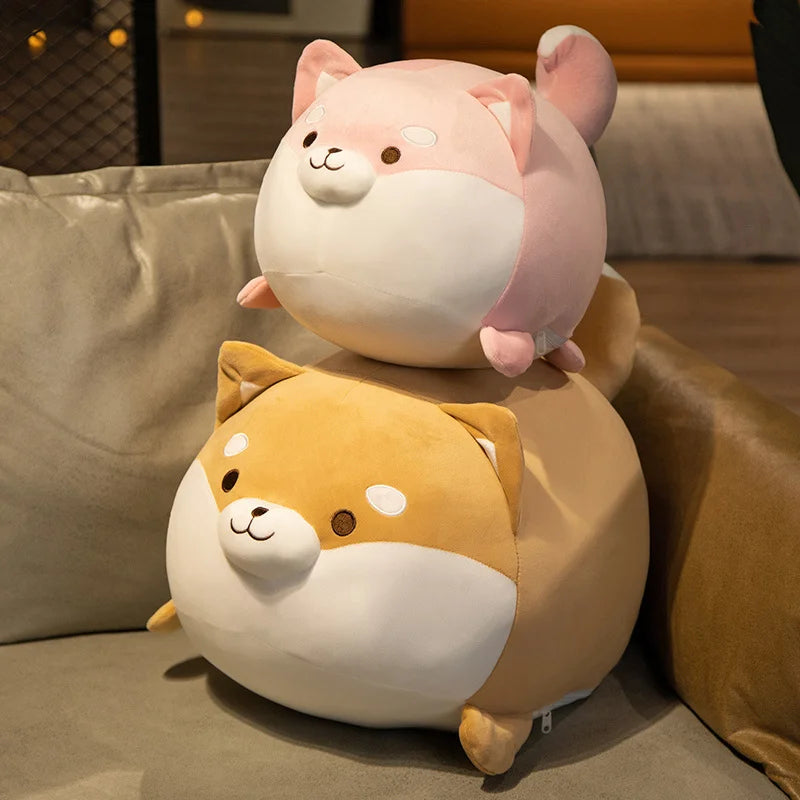 Shiba the Kawaii Chonky Corgi Dog Plush Pillow