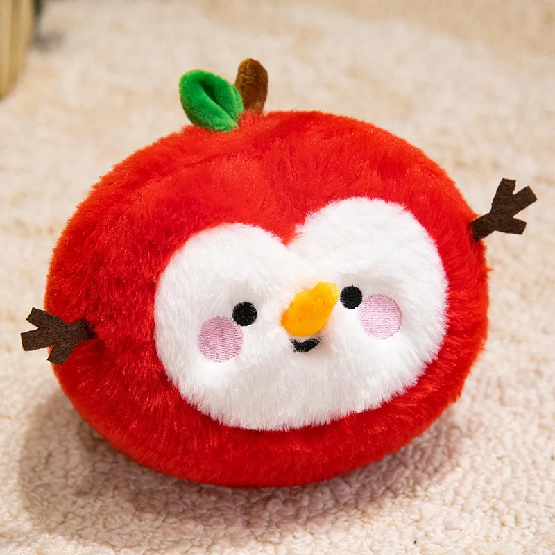 Jolly Christmas Santa Snowman Tree Plushie Trio