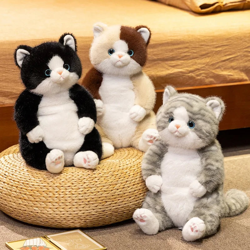 Mochi the Kawaii Sitting Cat Snuggle Plush Pillow