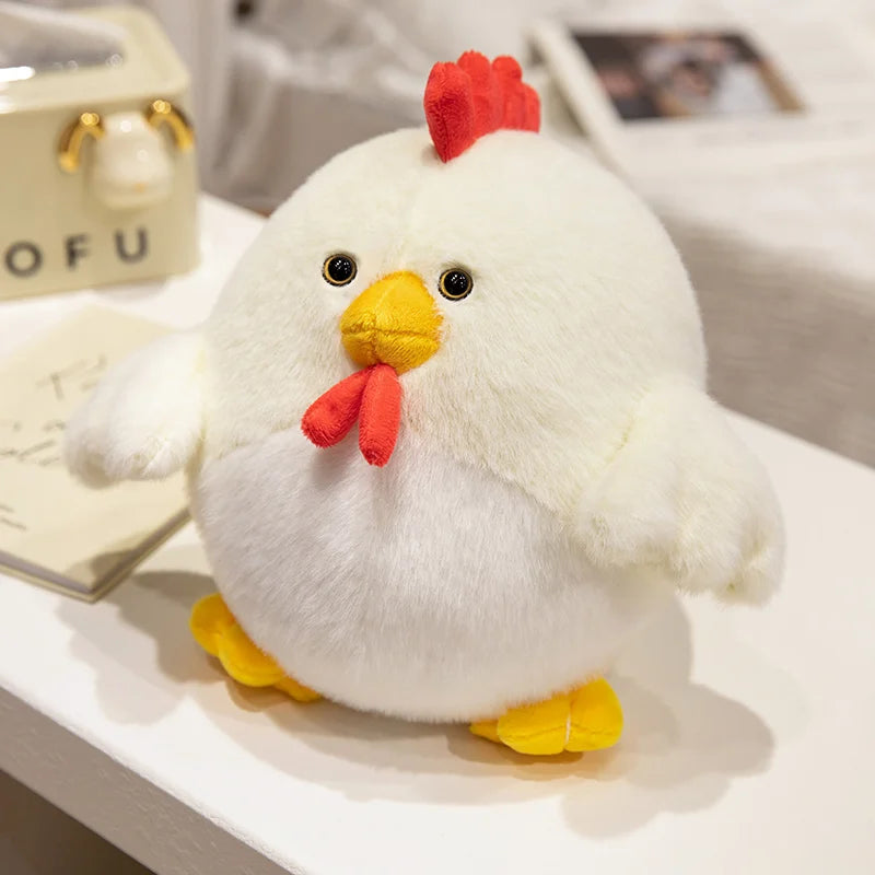 Clucky the Fluffy Lifelike Rooster Chick Plush Pillow