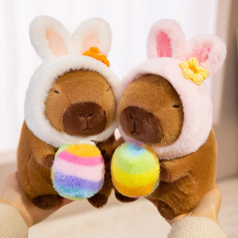Blossom Bouquet Hugging Bunny Plushie