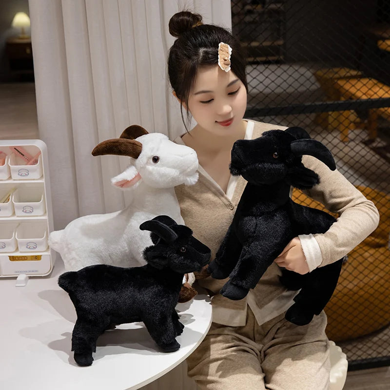 Patches the Soft Simulation Goat Plush