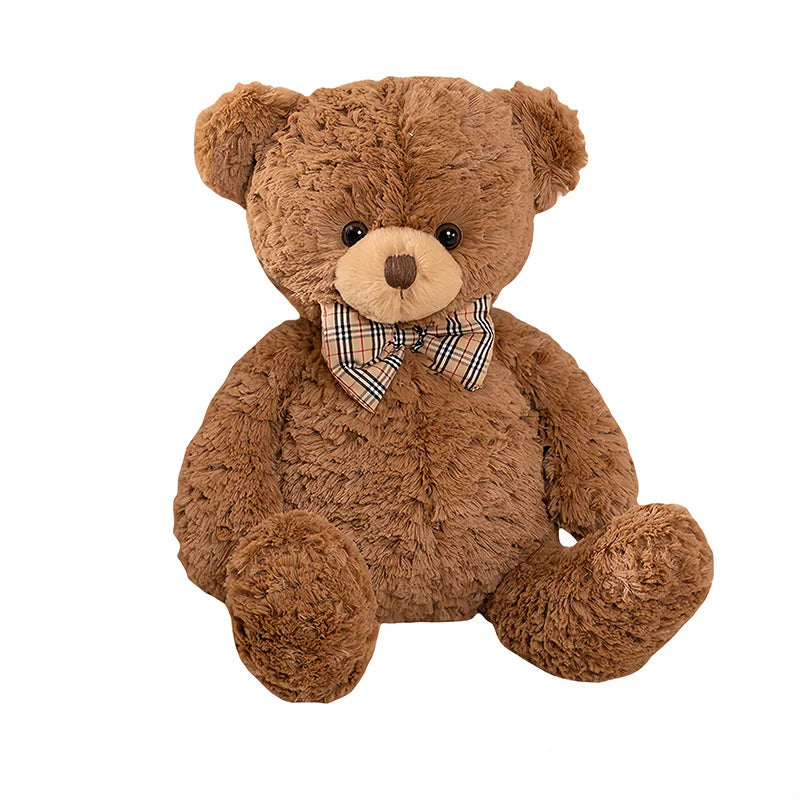 Cozy Bow Tie Bear Kawaii Snuggle Plush Pillow