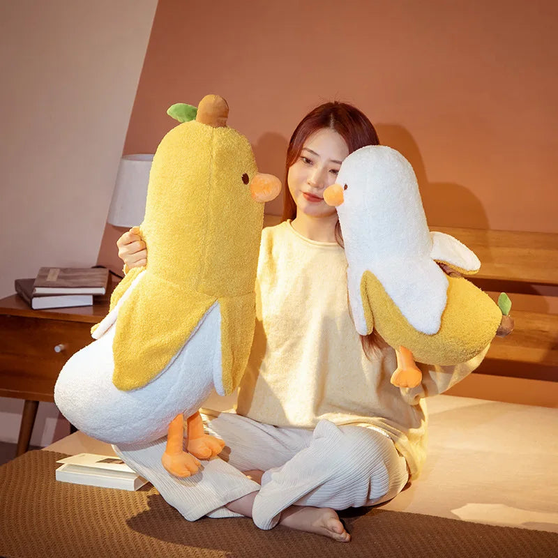 Sunny the Chonky Banana Duck Snuggle Pillow