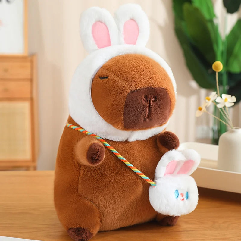 Capy the Shape-Shifting Frog Capybara Plush