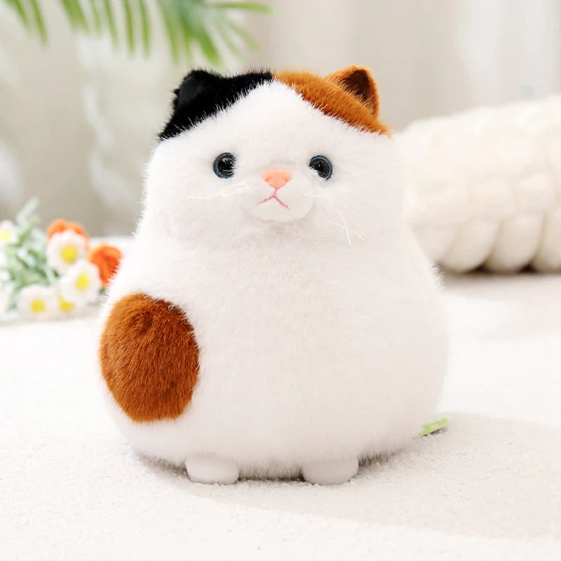 Chonky Round Kawaii Cat Room Decor Snuggle Plushie