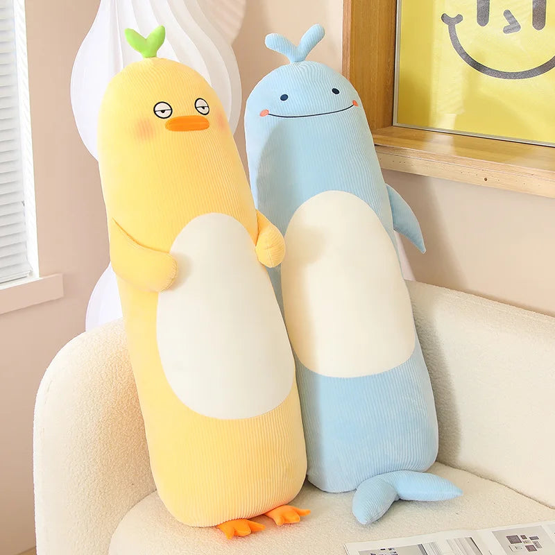 Dreamy Long Rabbit Bear Duck Chick Sleeping Plush Pillow