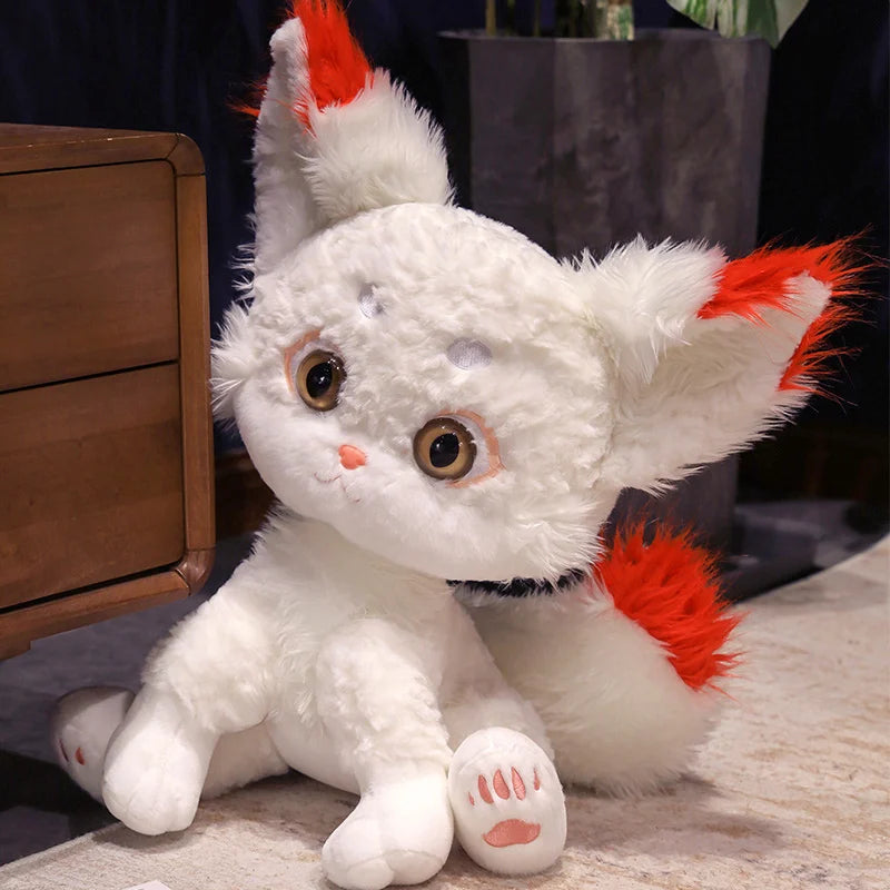 Amber the Kawaii Fluffy Fox Sofa Plush Pillow