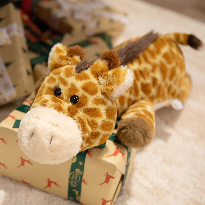 Goldie the Sleepy Giant Giraffe Floor Plush