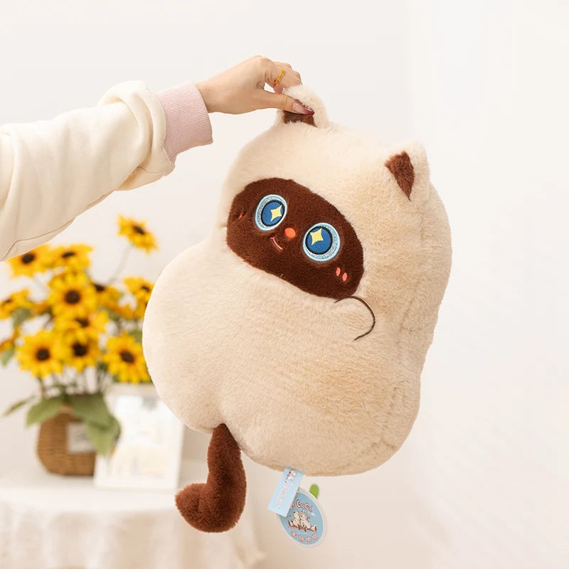 Chonky Round Kitten Snuggle Plushie