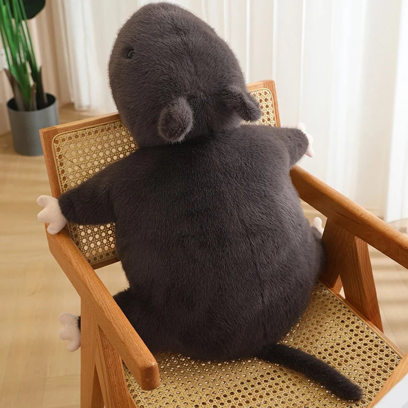 Squeaky the Simulated Furry Mouse Plush