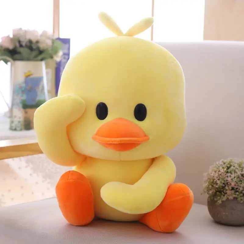 Ducky the Chubby Yellow Duck Plush Pillow