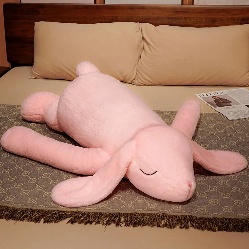 Fluffy the Giant Big Ear Bunny Snuggle Pillow
