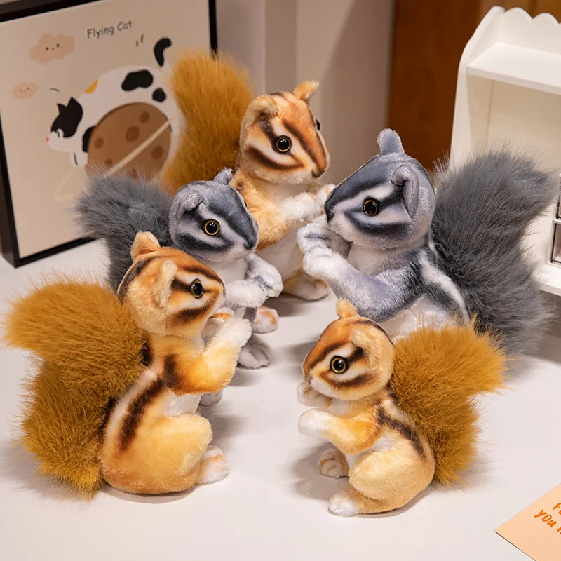 Nutty the Adorable Big Tail Squirrel Plush
