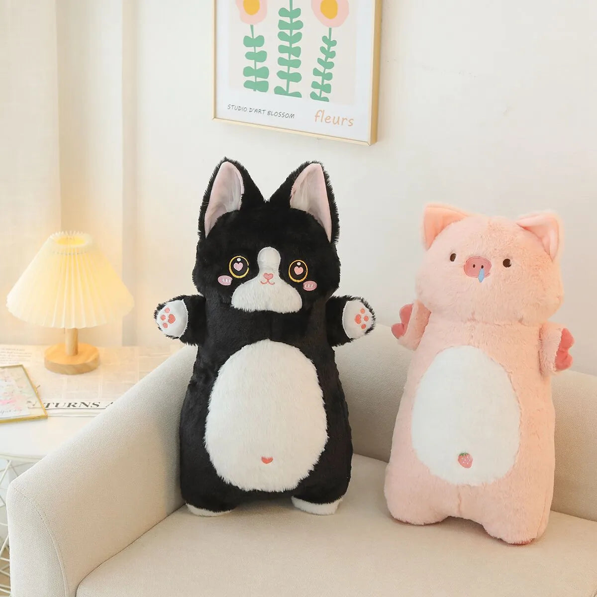 Noodle the Long Standing Siamese Snotty Pig Body Pillow