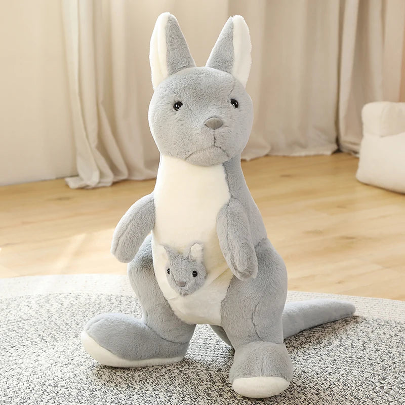 Joey the Kawaii Mother Baby Kangaroo Snuggle Plushie