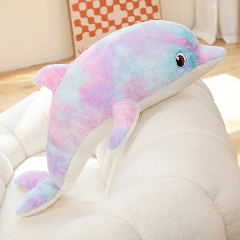 Dolphy the Giant Sleepy Kawaii Dolphin Plush Pillow