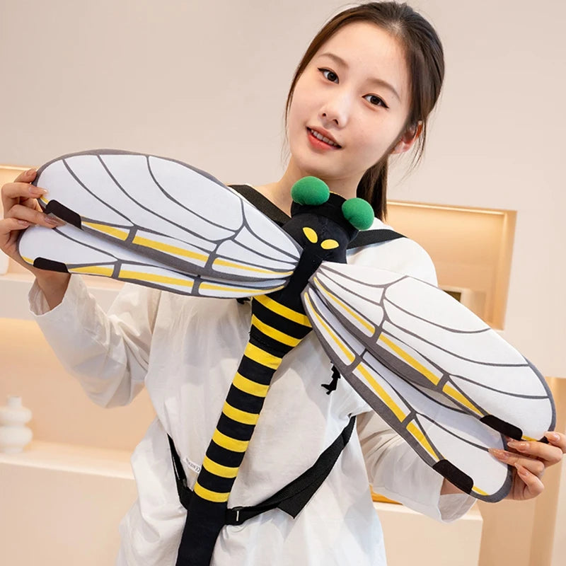Drago the Kawaii Dragonfly Mantis Insect Backpack Plushie