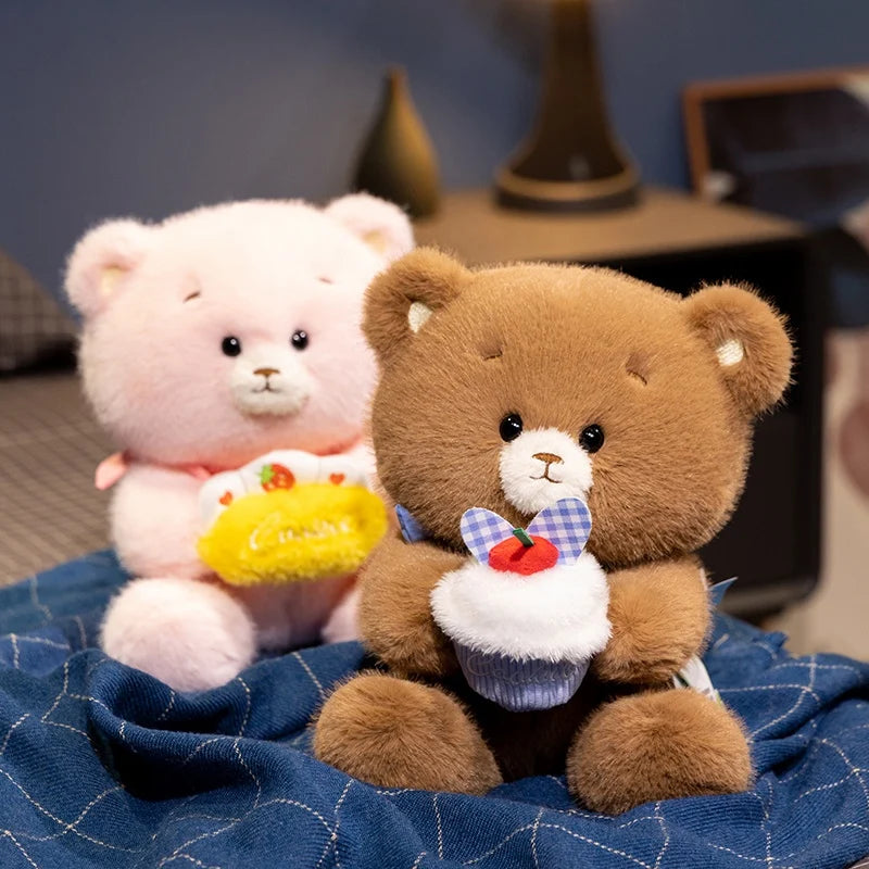 Boba the Happy Kawaii Milk Tea Bear Snuggle Plushie