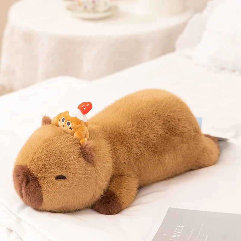 Capy the Hamburger Bread Capybara Plushie