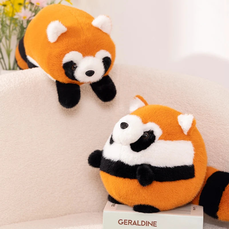 Pudgy Round Red Panda Snuggle Plushie