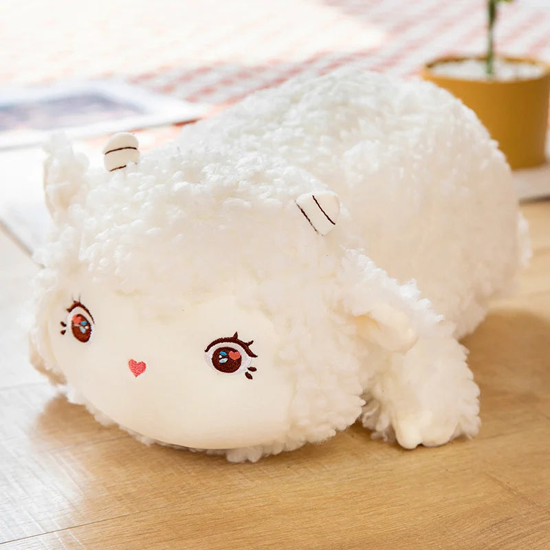 Woolly the Fluffy Kawaii Alpaca Sheep Appease Snuggle Pillow