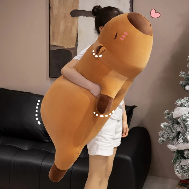 Lumpy the Lounging Kawaii Capybara Plushie