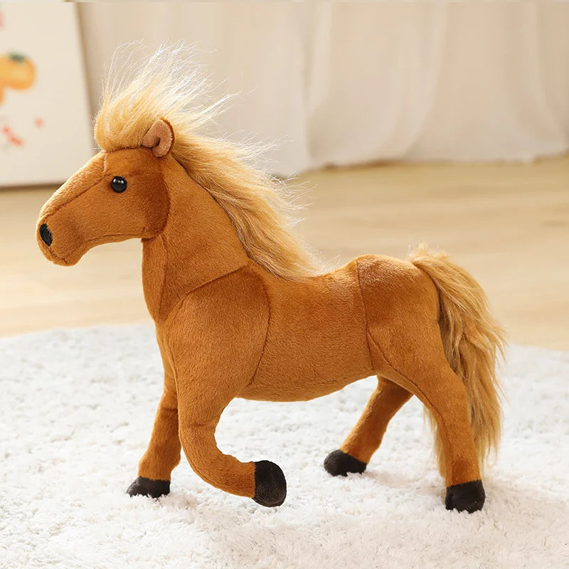 Chestnut the Lifelike Real Life Horse Soft Plush Pillow
