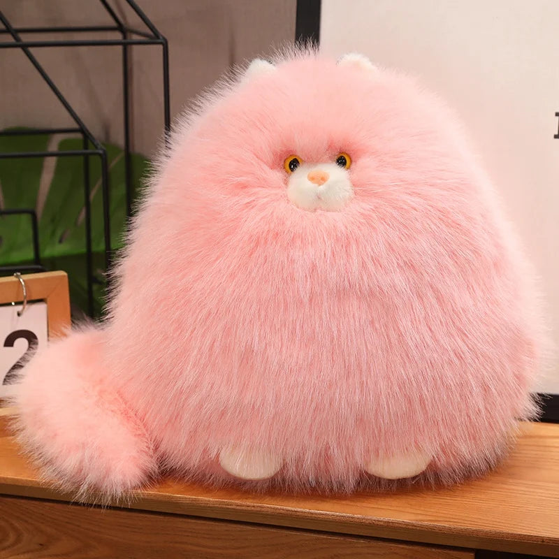 Velvety Soft Cat Snuggle Plush Pillow