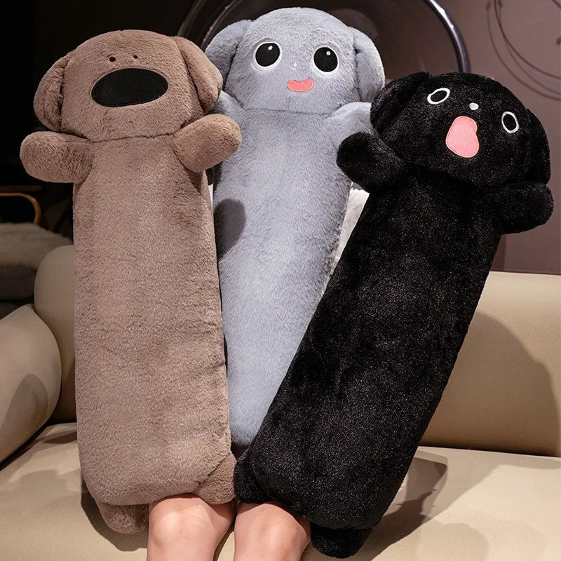 Noodle the Long Snuggly Puppy Plushie Pillow