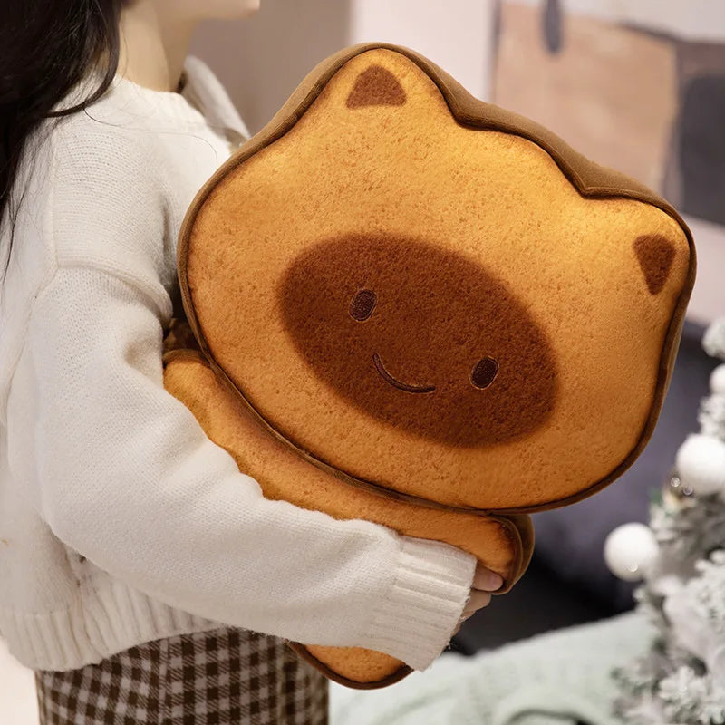 Bready the Kawaii Toast Cat Biscuit Plush