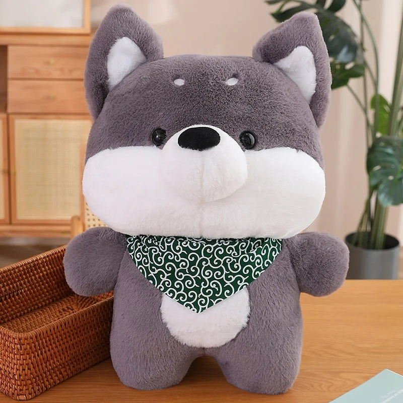 Kawaii Husky Shiba Inu Dog Snuggle Plushie