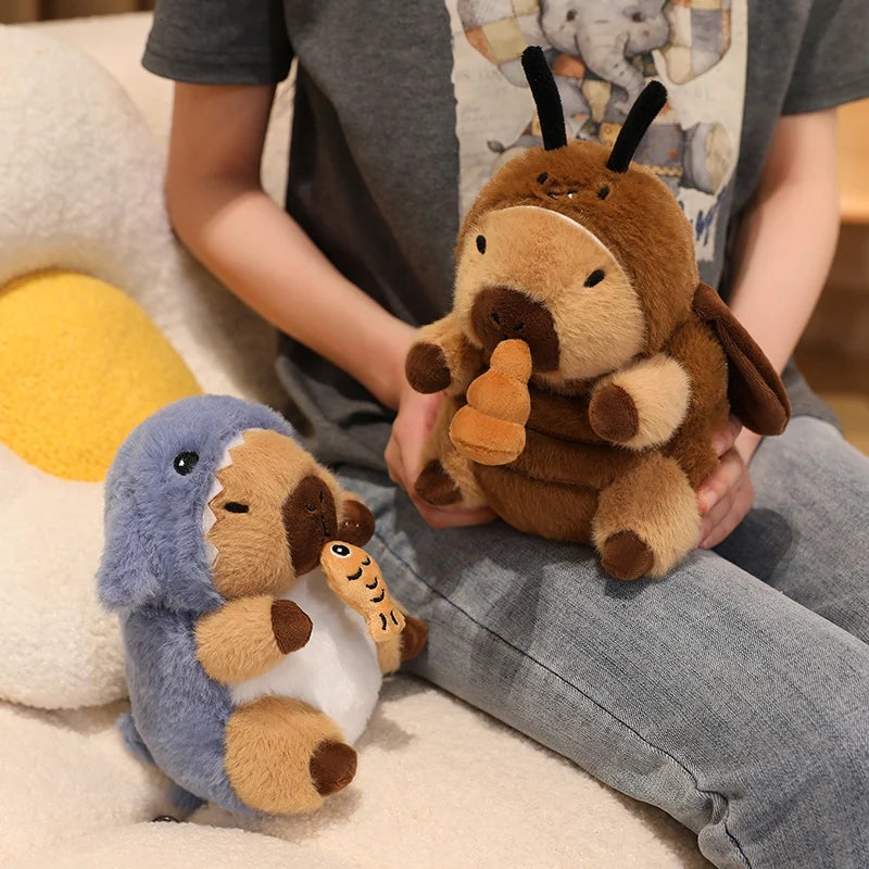 Capy the Kawaii Cosplay Bee Dino Shark Capybara Plush