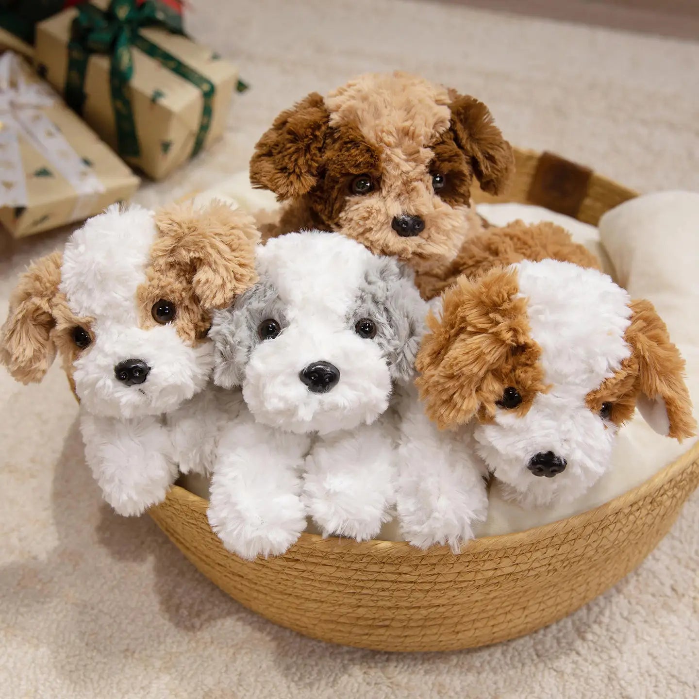 Snowball the Lifelike Curly Bichon Dog Plush Plushie