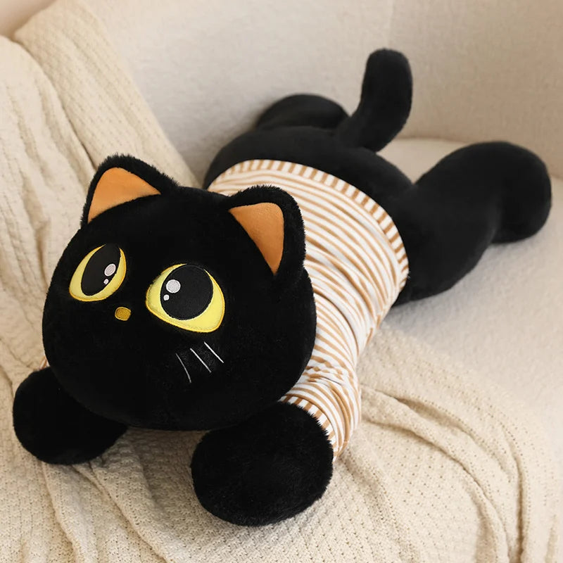 Luna the Kawaii Soft Lying Cat Plush Cushion
