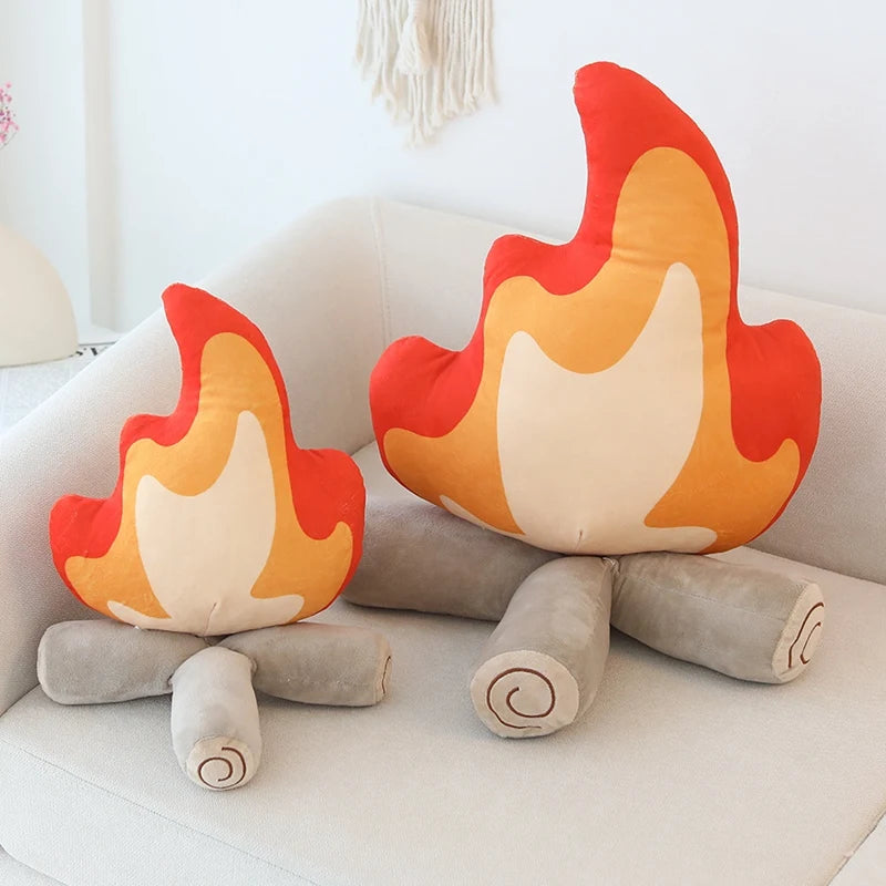 Blaze the Soft Simulation Bonfire Floor Cushion
