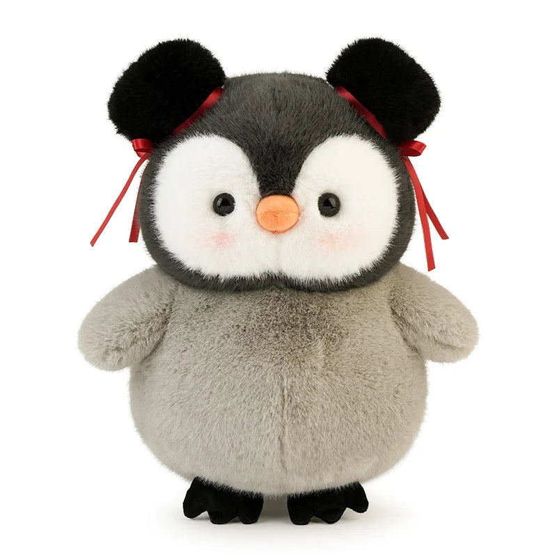 Chonky Kawaii Couple Penguin Snuggle Plush