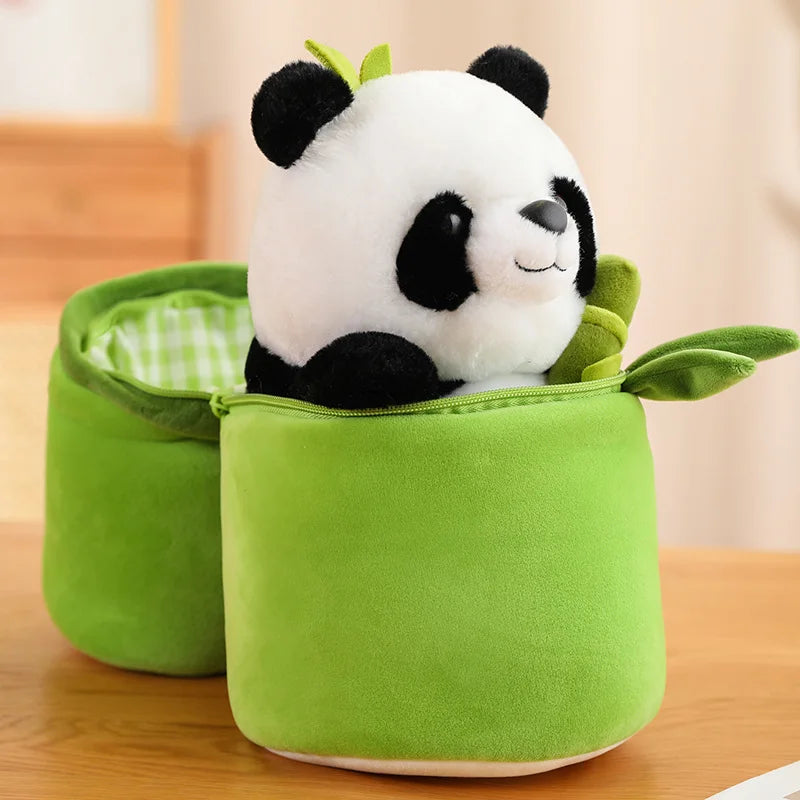 Bamboo Hugger Kawaii Panda Snuggle Plushie