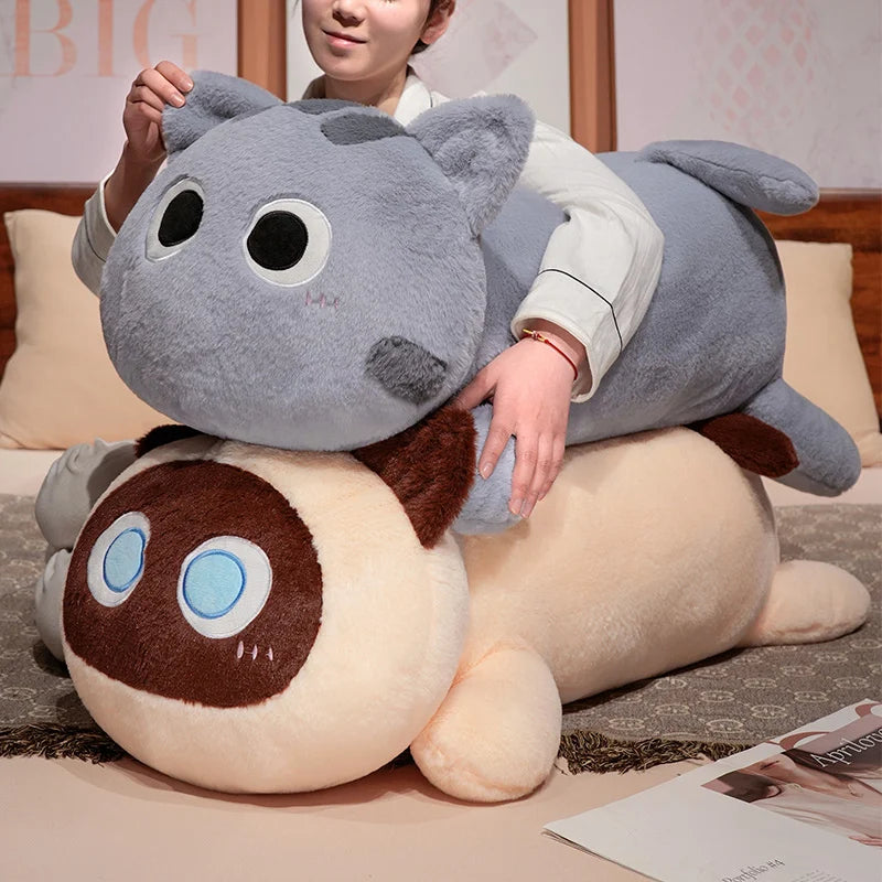 Chubby the Kawaii Lying Creative Cat Plushie