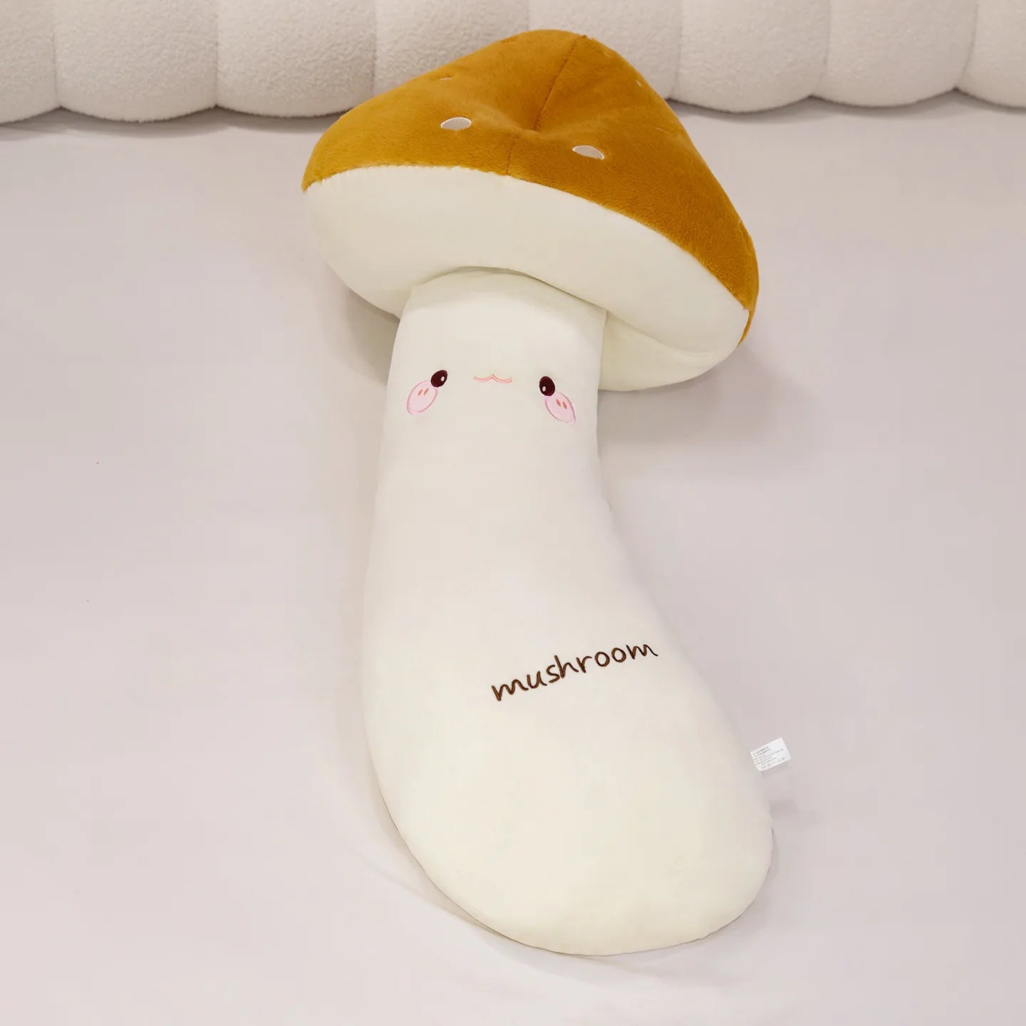 Mushy the Long Strip Mushroom Leg Pillow Plush