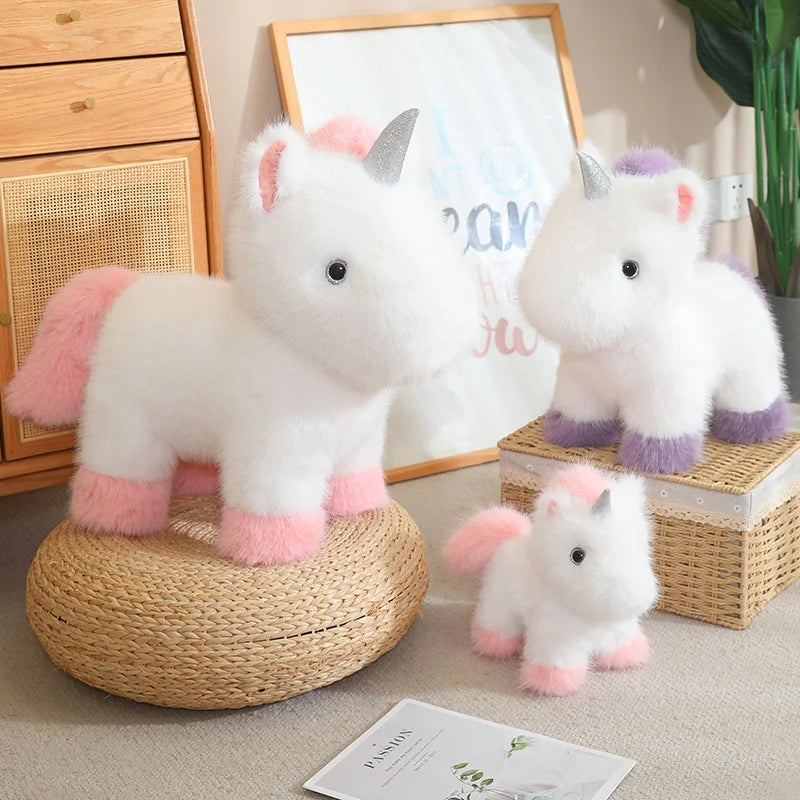 Sparkle the Fluffy Simulation Unicorn Horse Plushie