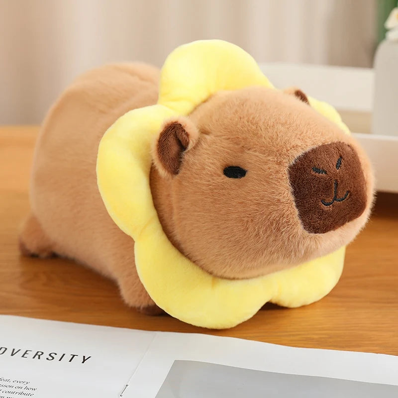 Capy the Kawaii Cosplay Lion Bee Flower Capybara Plush