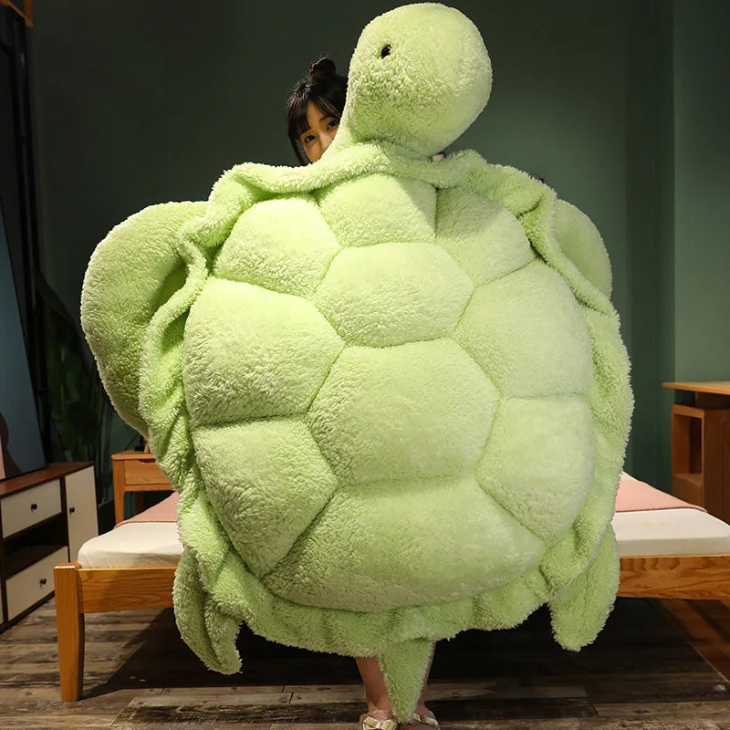 Shelly the Giant Hairy Turtle Sofa Plush Cushion