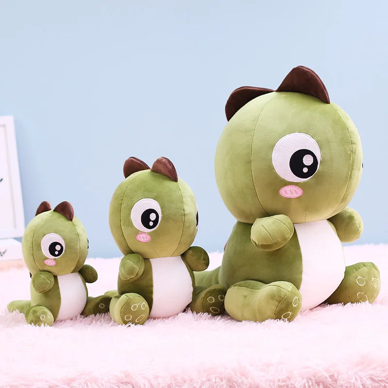 Chonky the Kawaii Big-Eyed Dinosaur Dino Snuggle Plush Pillow
