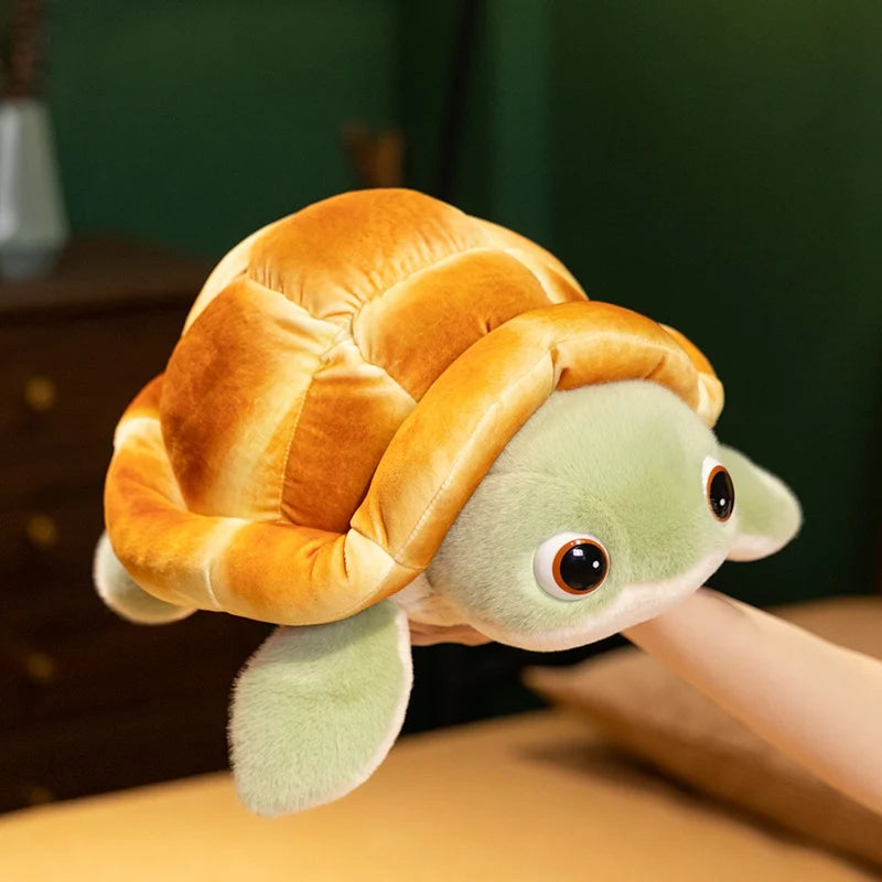 Bready the Chonky Kawaii Bread Turtle Snuggle Plushie